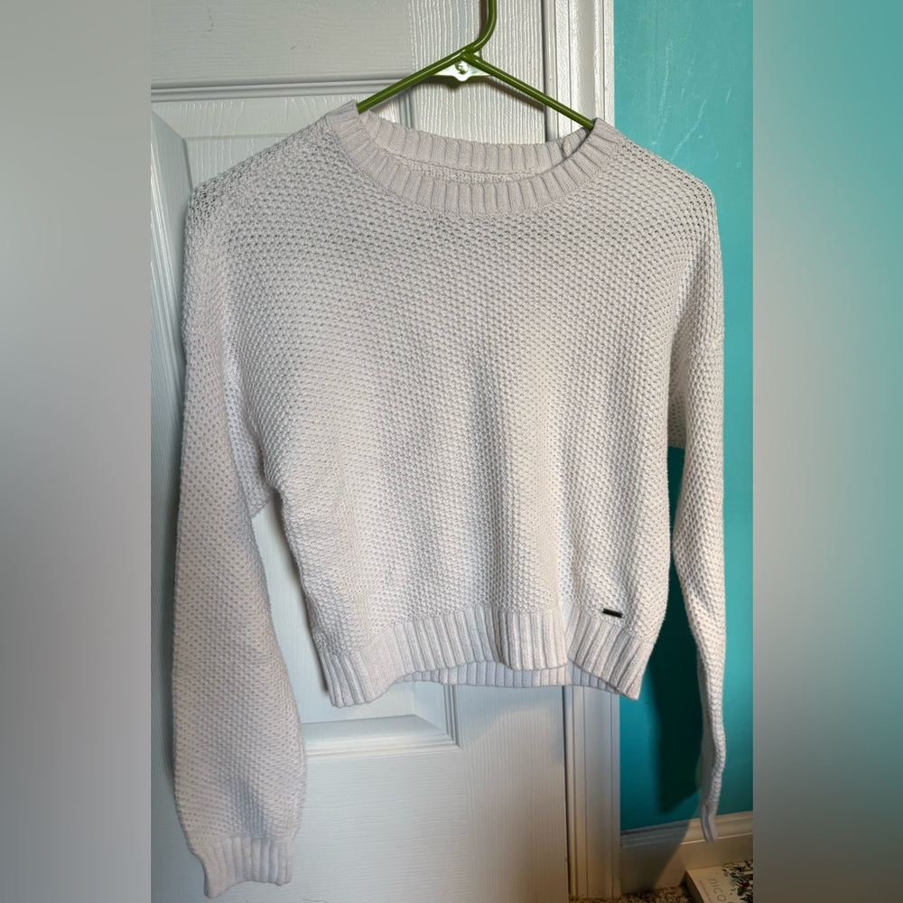 Hollister White Sweater